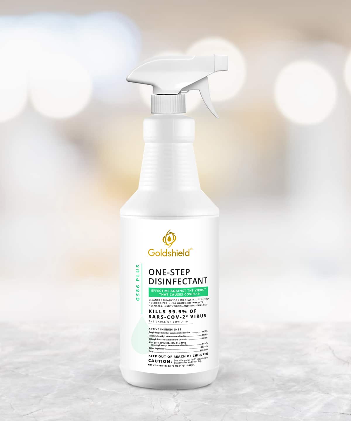 One-Step Disinfectant - 32oz Spray Bottle